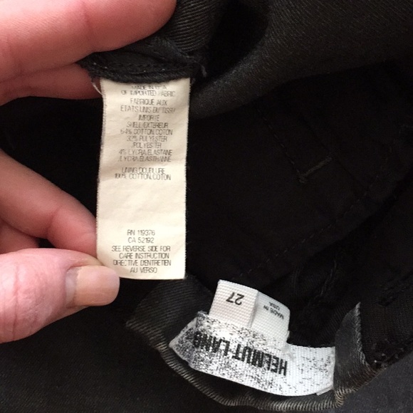 HELMUT LANG GRAY STRETCH SKINNY JEAN LEGGING 27 - Picture 8 of 10